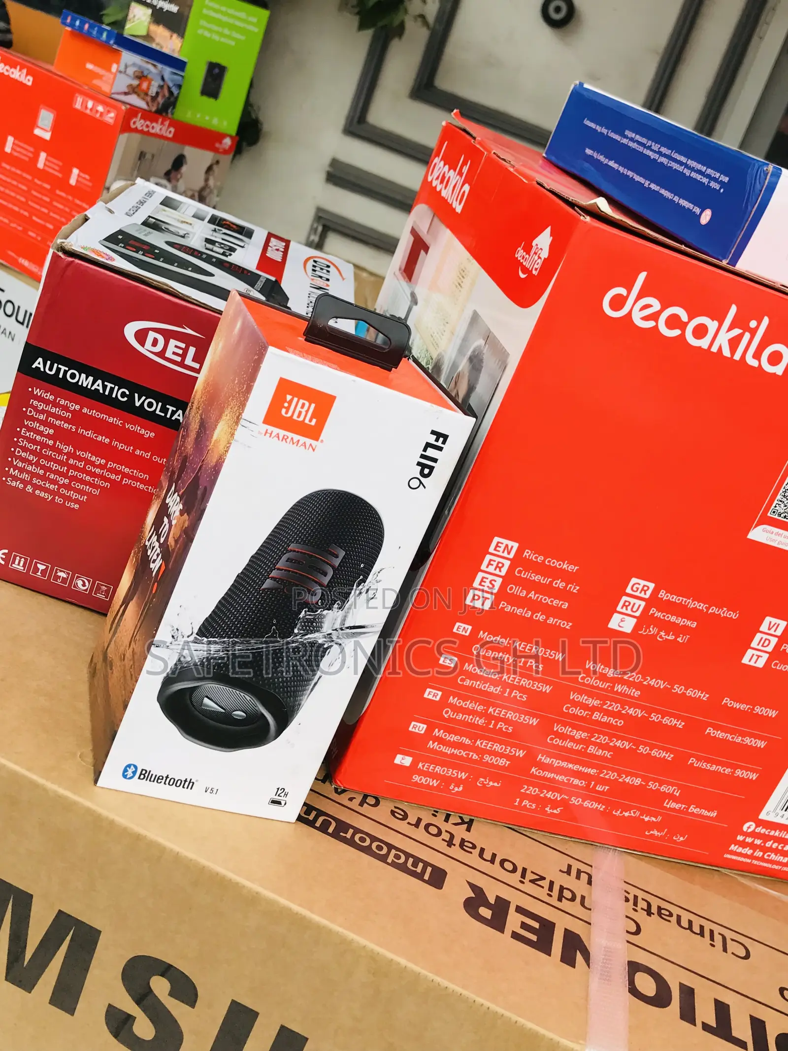 Original Bluetooth Flip 6 Wireless JBL Black 
