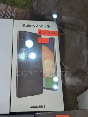 New Samsung Galaxy A52 5G 128 GB Black