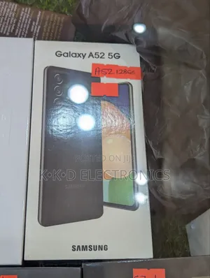 New Samsung Galaxy A52 5G 128 GB Black
