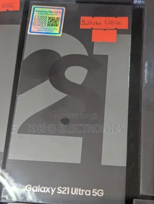 New Samsung Galaxy S21 Ultra 5G 128 GB Black