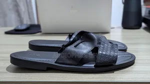 Pitot Anteni Men's Leather Slippers