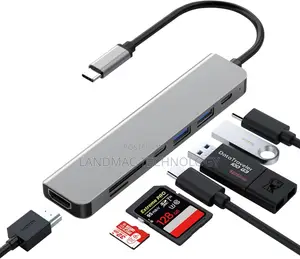 7-in-1 USB C Hub Type-C Docking Station Multiport Adapter