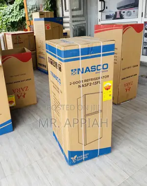 Sleek Nasco Nasf2-13 Fl, 112l Top Freezer Electric Fridge.