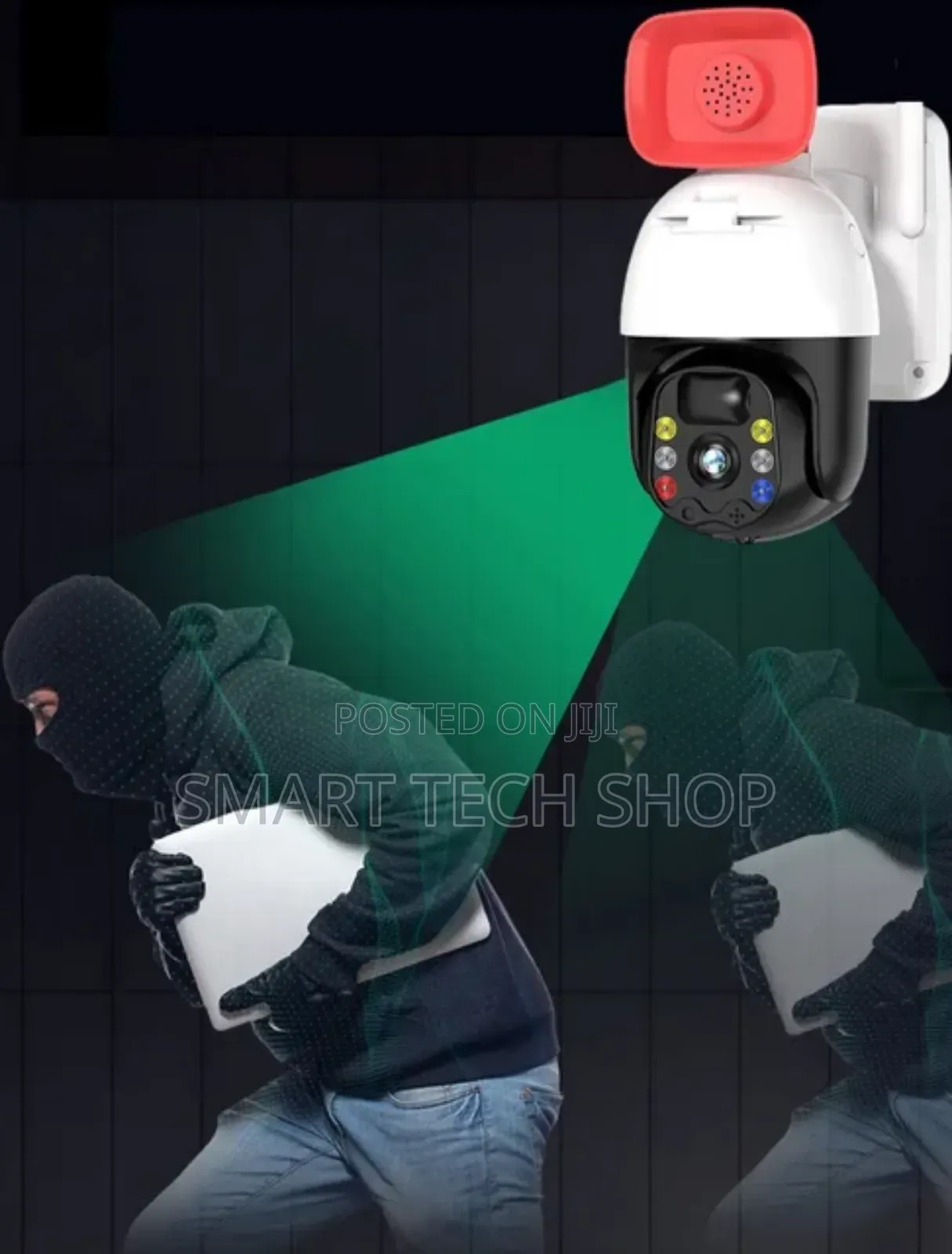 4g PTZ Solar CCTV Camera With Pir Motion Sensors and Alarm
