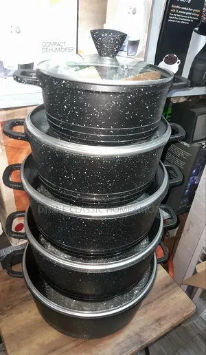 10pcs Set Marble Cooking Pots