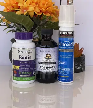 Hairline Regrowth Set - Kirkland Minoxidil Foam + Biotin
