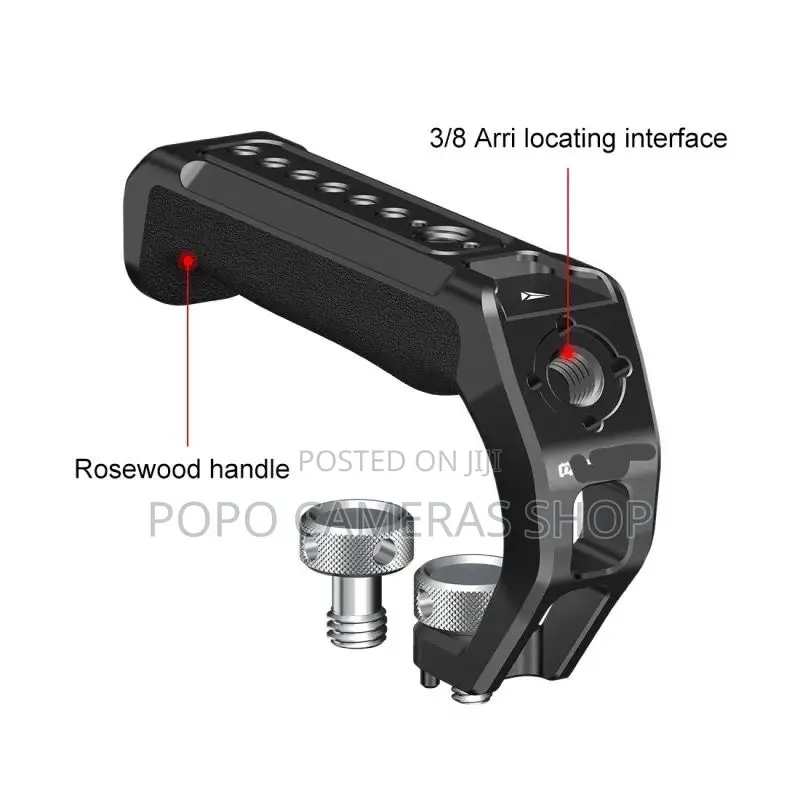 Camera Top Handle With Cold Shoe Mount (Screw Type)