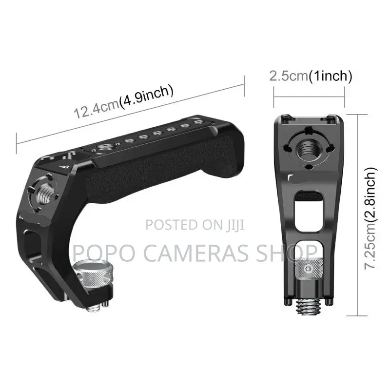 Camera Top Handle With Cold Shoe Mount (Screw Type)
