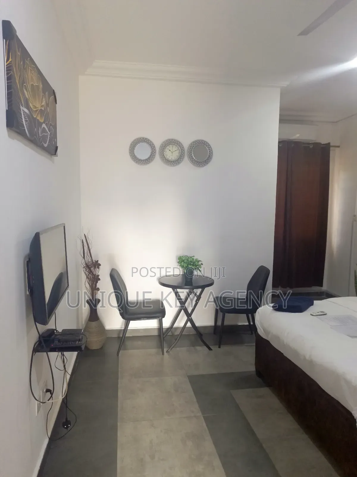 Furnished 1bdrm Apartment in Unique Key Agency, A&C Mall Area for rent