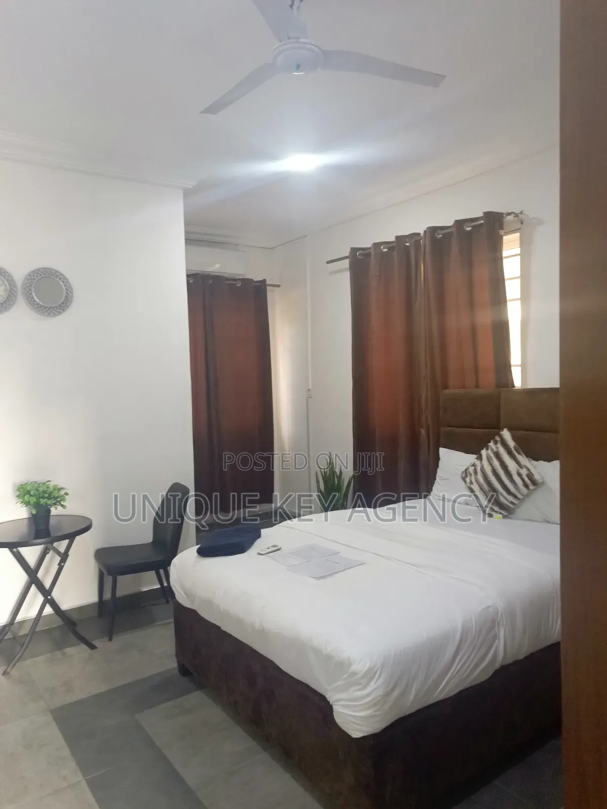 Furnished 1bdrm Apartment in Unique Key Agency, A&C Mall Area for rent