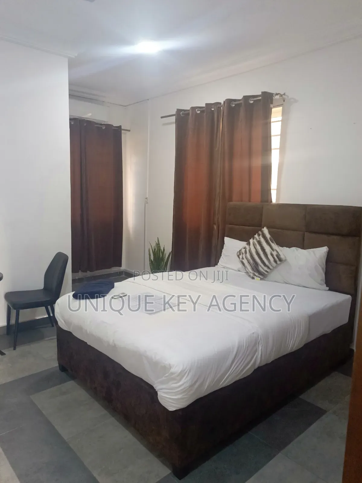 Furnished 1bdrm Apartment in Unique Key Agency, A&C Mall Area for rent