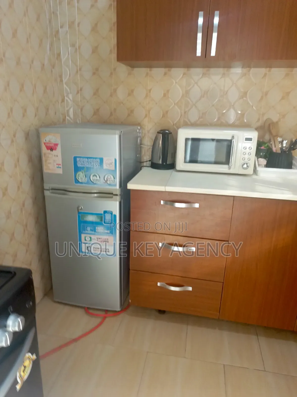 Furnished 1bdrm Apartment in Unique Key Agency, A&C Mall Area for rent