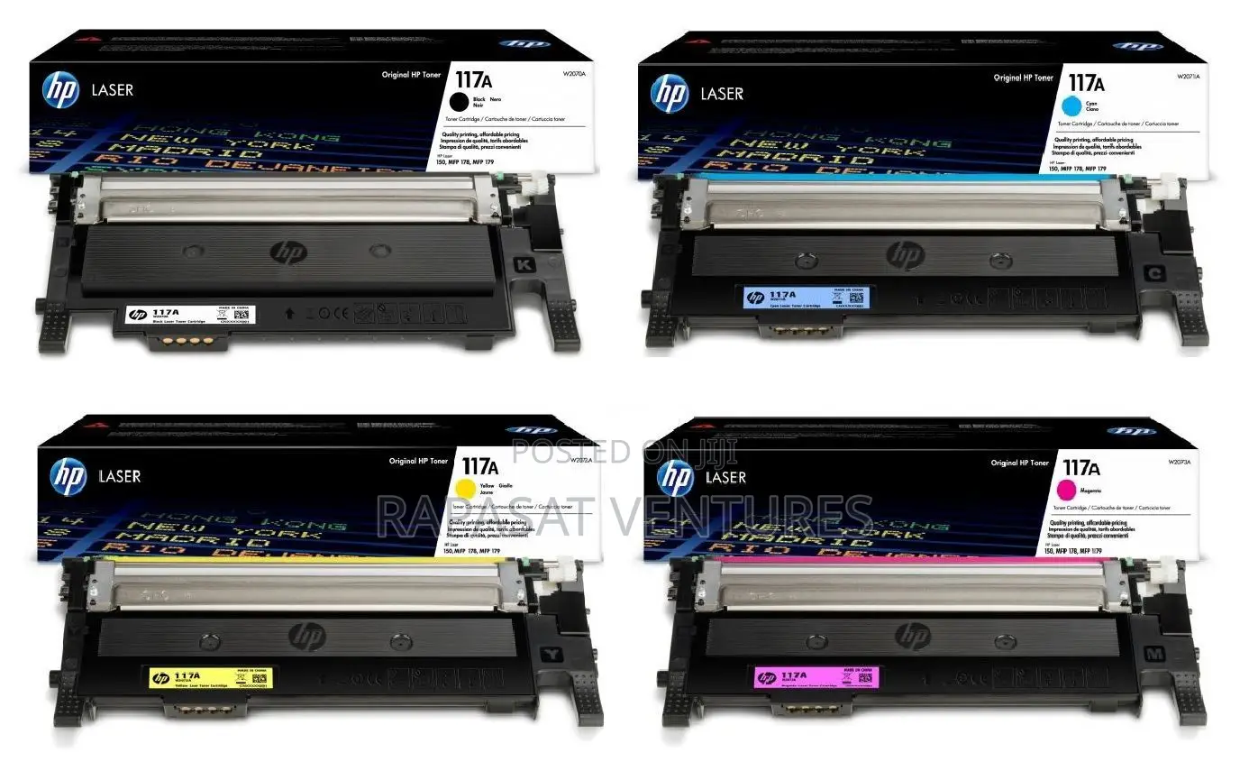 HP Laserjet 117A Original Toners All Colors - ¢950 Per Color
