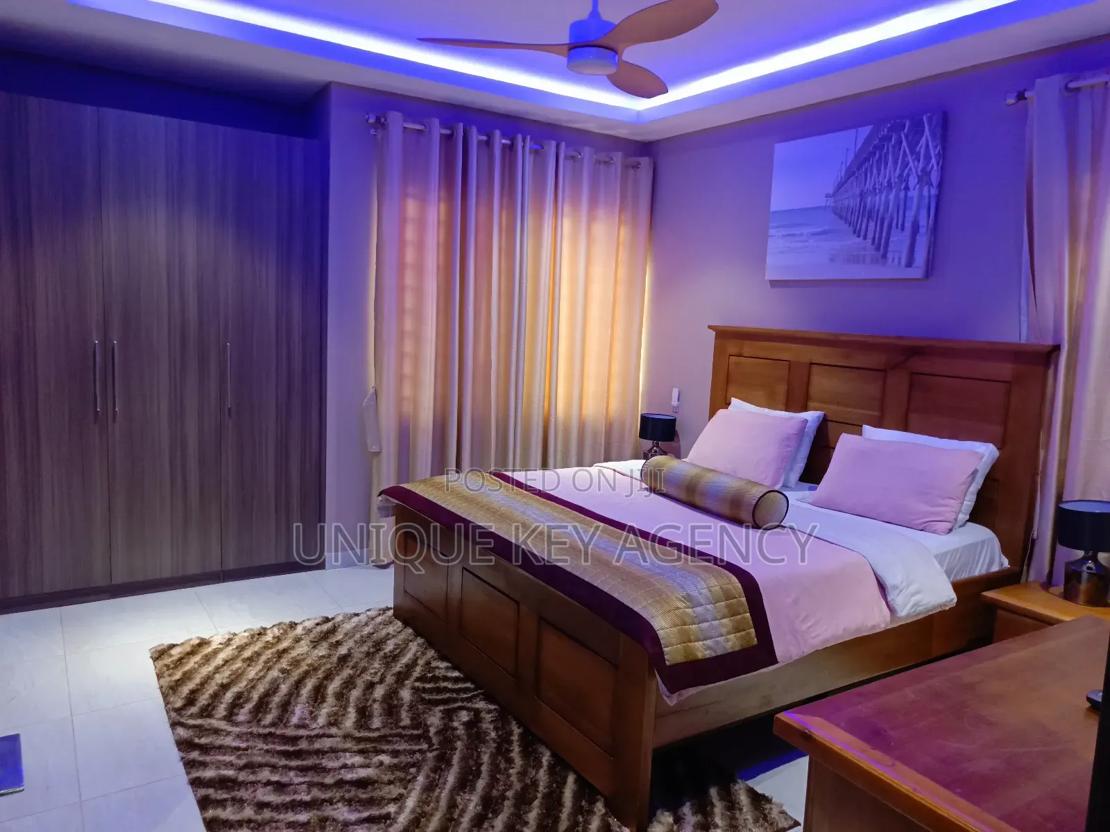 Furnished 2bdrm Apartment in Unique Key Agency, A&C Mall Area for rent