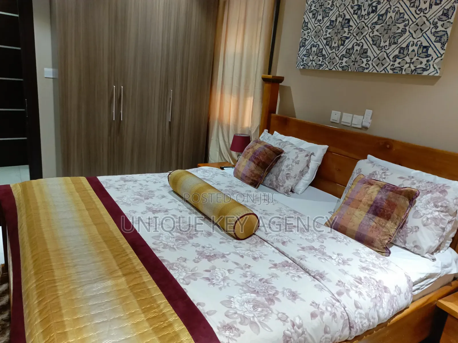 Furnished 1bdrm Apartment in Unique Key Agency, A&C Mall Area for rent