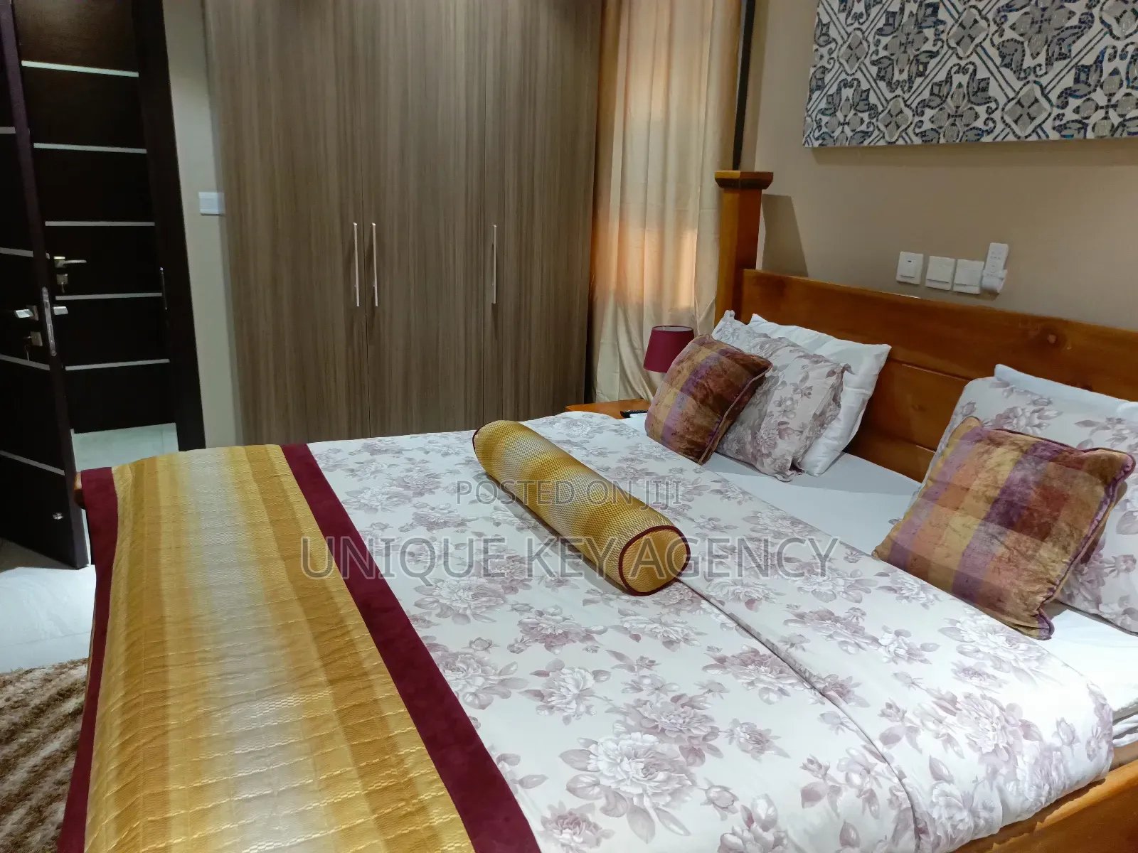 Furnished 1bdrm Apartment in Unique Key Agency, A&C Mall Area for rent