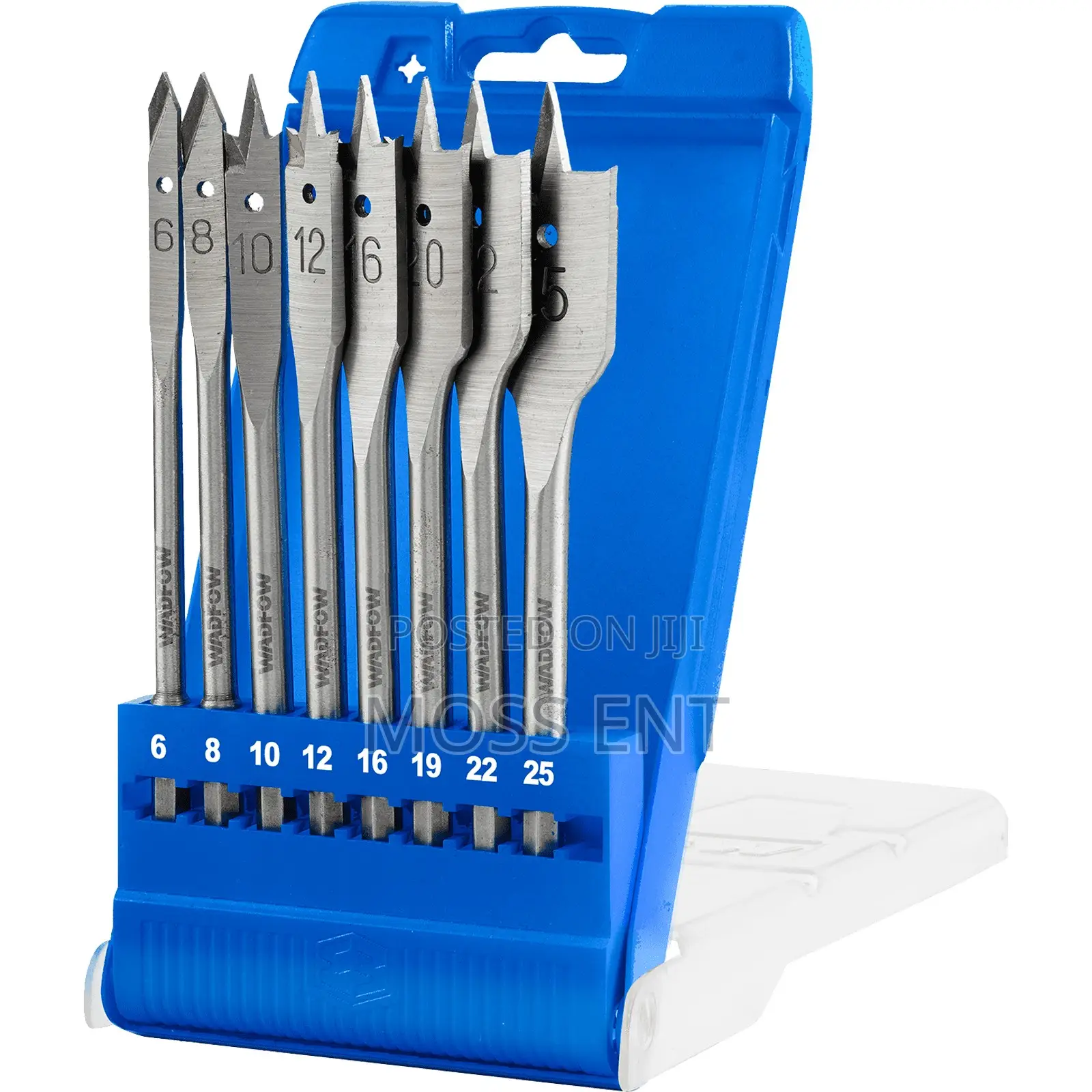 8 PCS Flat Wood Drill Bits Set - Wwf6b08