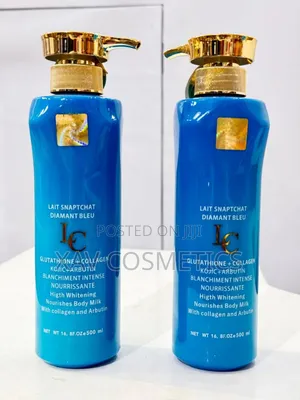 Lait Snapchat Diamant Glutathione Blue Lotion