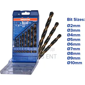 9 PCS HSS Twist Drill Bits Set - Wtd6b02