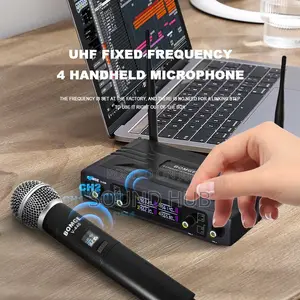 Bomge V440 Wireless Microphone, Professional 4 Channels