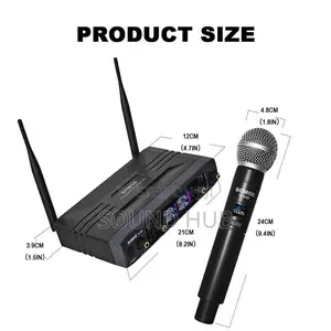 Bomge V440 Wireless Microphone, Professional 4 Channels