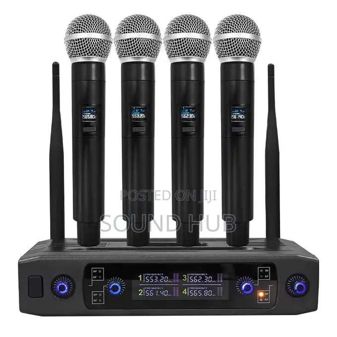 Bomge V440 Wireless Microphone, Professional 4 Channels