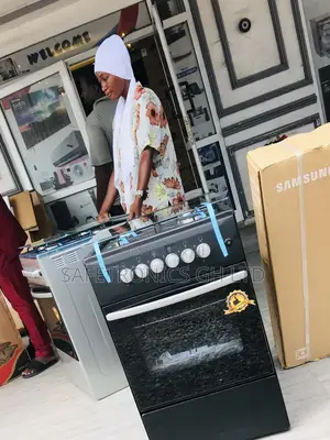 50by50 Volcano 1 Electric 3 Gas Oven With Grill Black