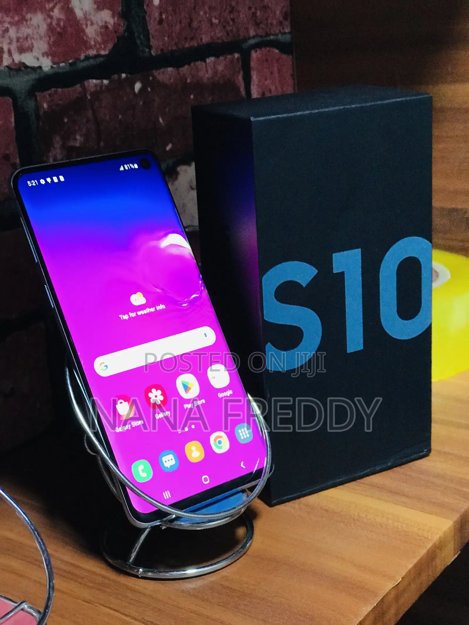 New Samsung Galaxy S10 128 GB Black