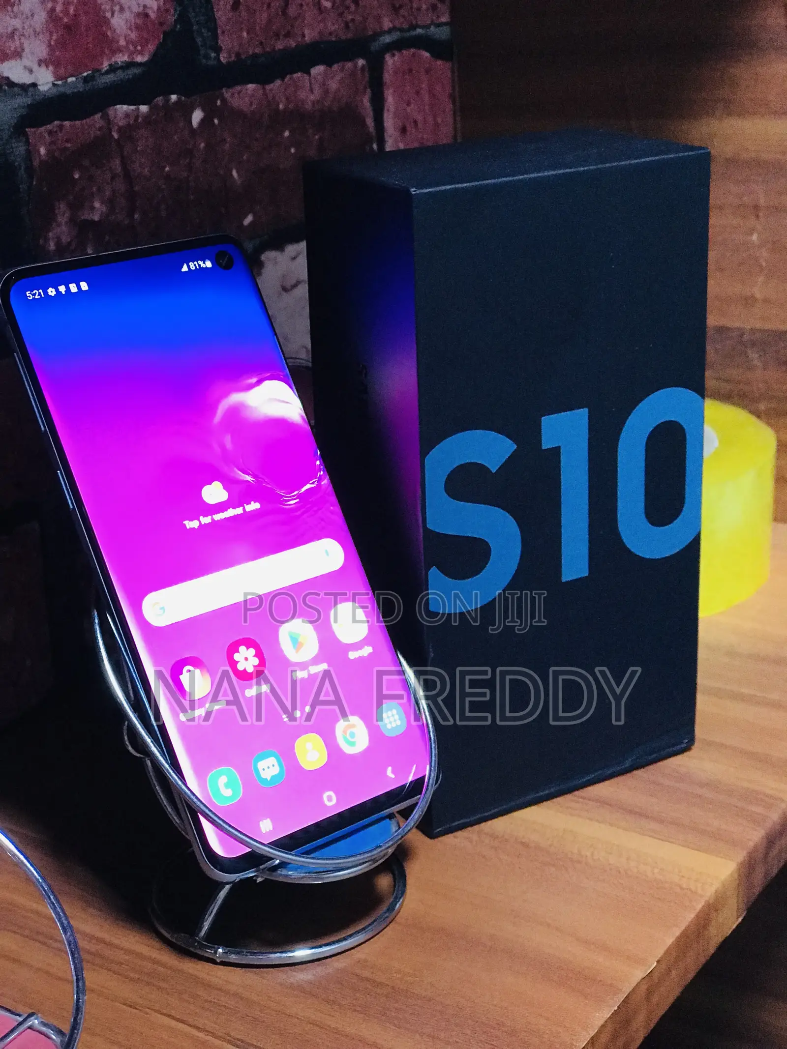 New Samsung Galaxy S10 128 GB Black