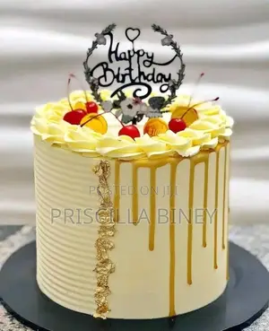 Caramel Yummy Birthday Cake