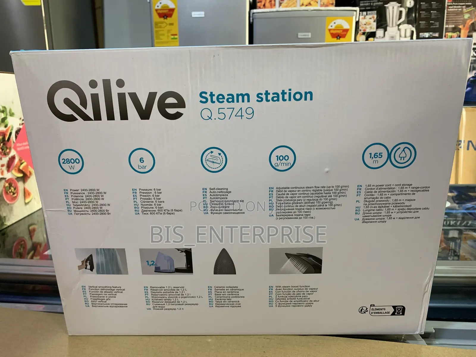Highly Quality Qilive Steam Iron