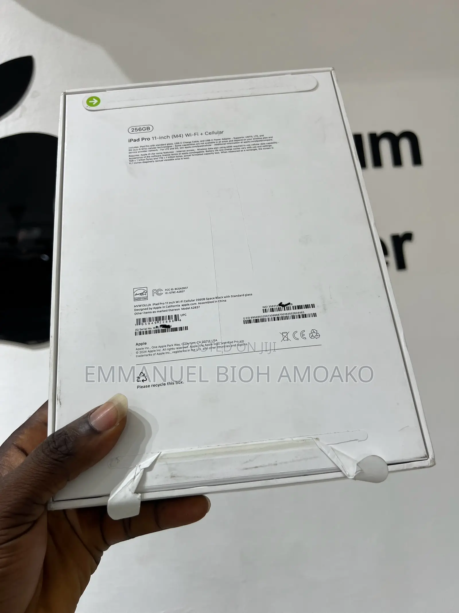 New Apple iPad Pro 11 (2025) 256 GB Black