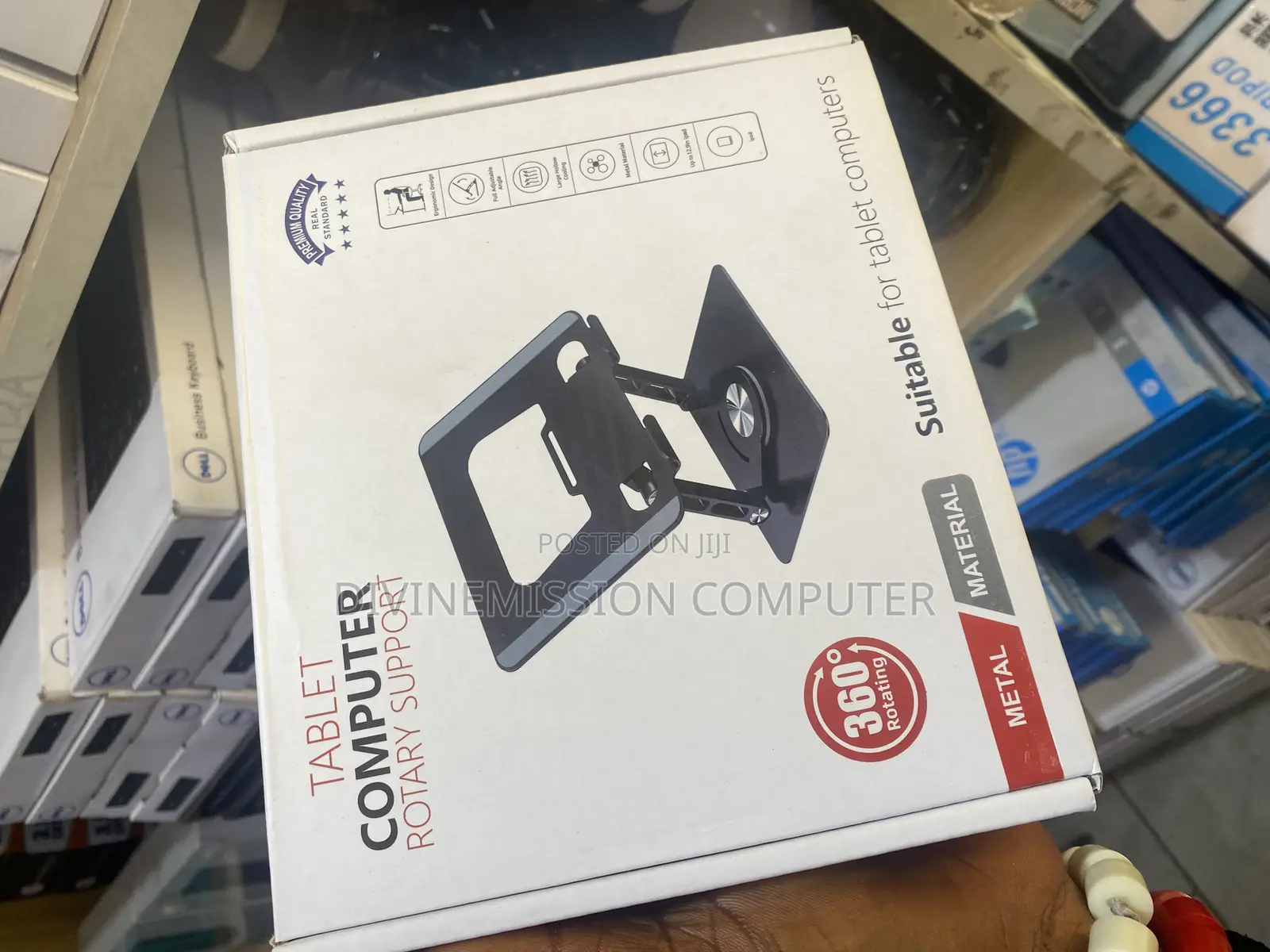 Tablet COMPUTER Rotary Support, Tablet Stand,360 Rotation.