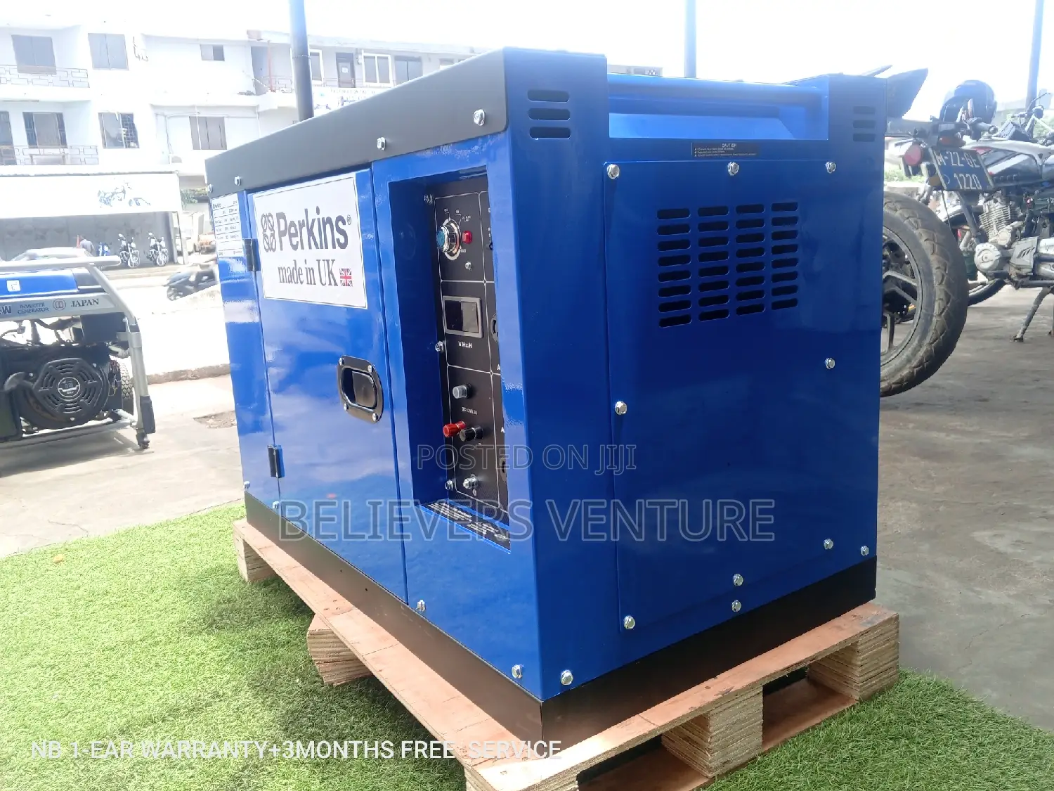 Uk Diesel 15kva Silent Generator / Perkins Generator Plant