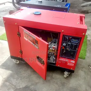 Red Generator 15kva Honda Diesel 16500watt Complete Correct