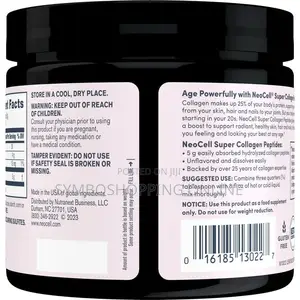 Neocell Super Collagen Peptides.