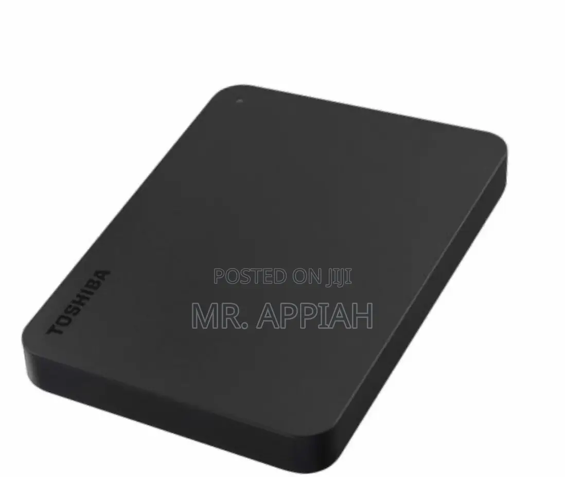 Long Lasting Toshiba External Drive 1TB(Black) 