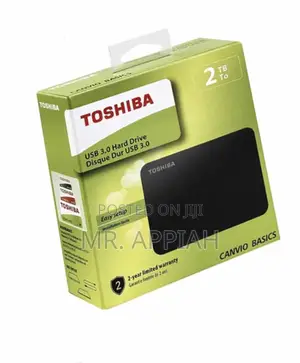 Durable and Affordable Toshiba External Drive 2TB 
