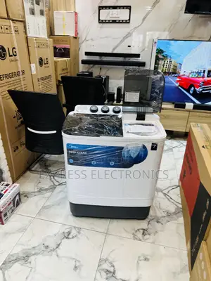 Washing Machine 7kg Top Load MIDEA White Twinging Semi Auto