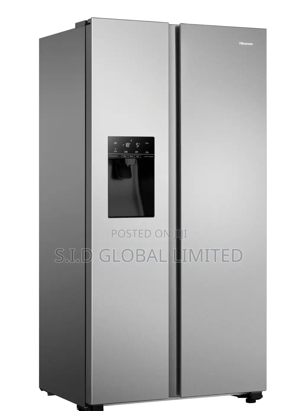 Gleaming Samsung Side by Side Refrigerator, 617L RS64R5111M9