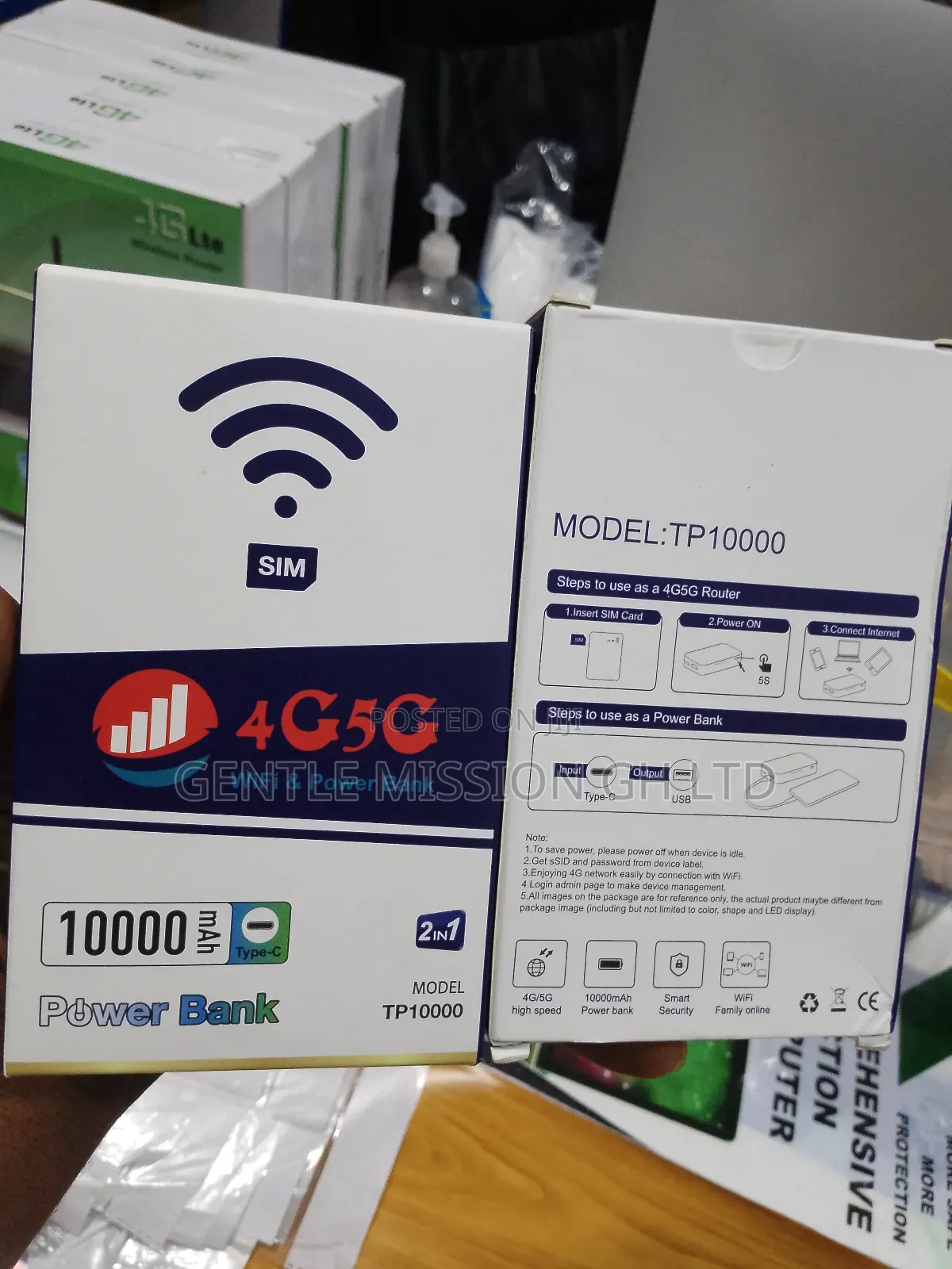Universal 5G MIFI With Power Bank