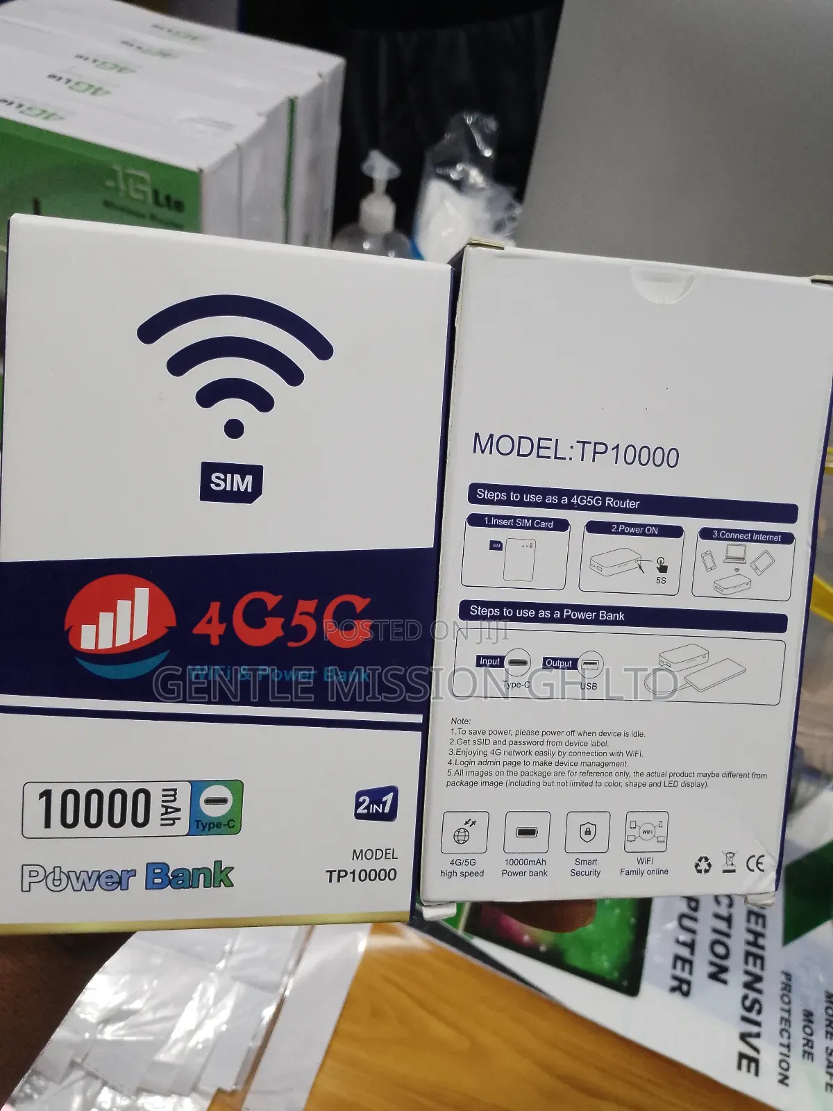 Universal 5G MIFI With Power Bank