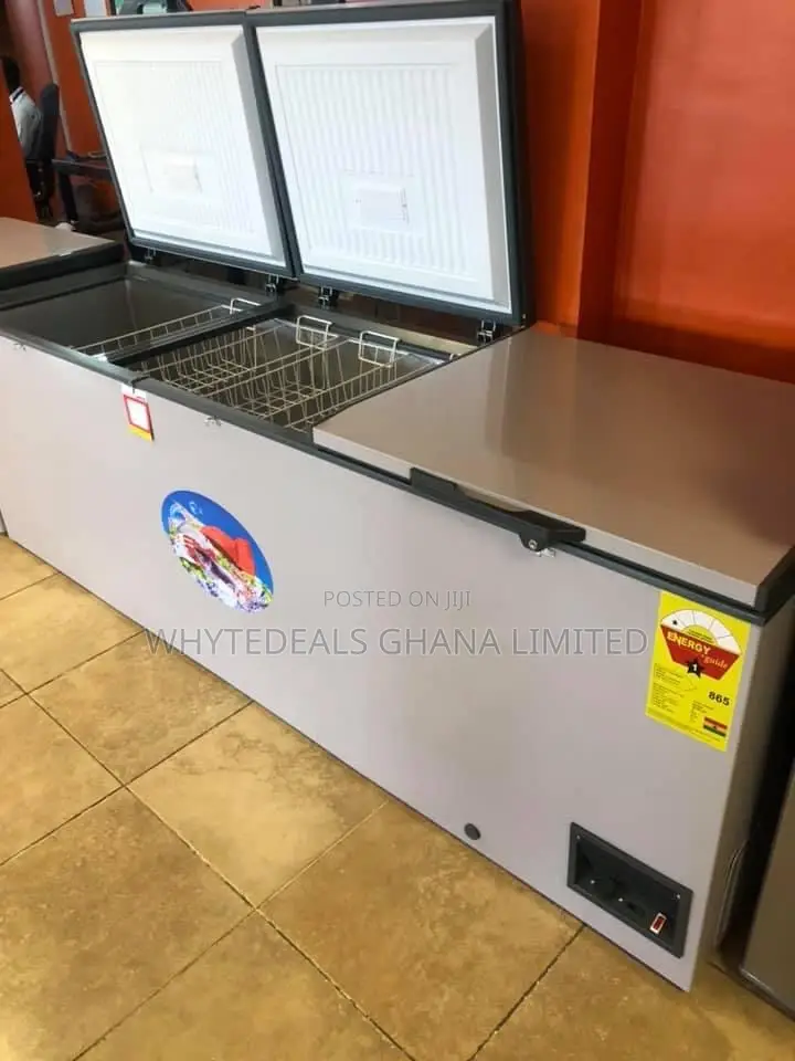 Aucma 3–Doors 850ltrs Durable Chest Freezer for Cold Stores