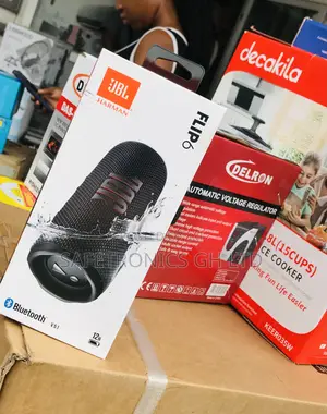 Available Flip 6 Bluetooth Wireless JBL (Black) Speaker 