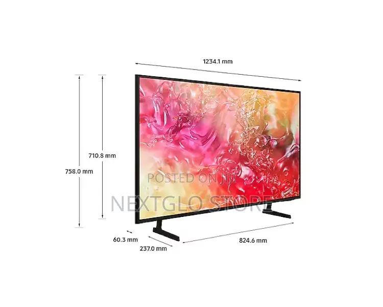 55” Crystal UHD DU7000 Tizen OS Smart Tv
