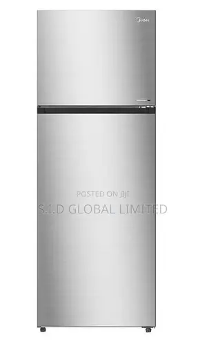 Ultra Modern MIDEA-173LTR-DOUBLE-DOOR-TOP-MOUNT-FRIDGE