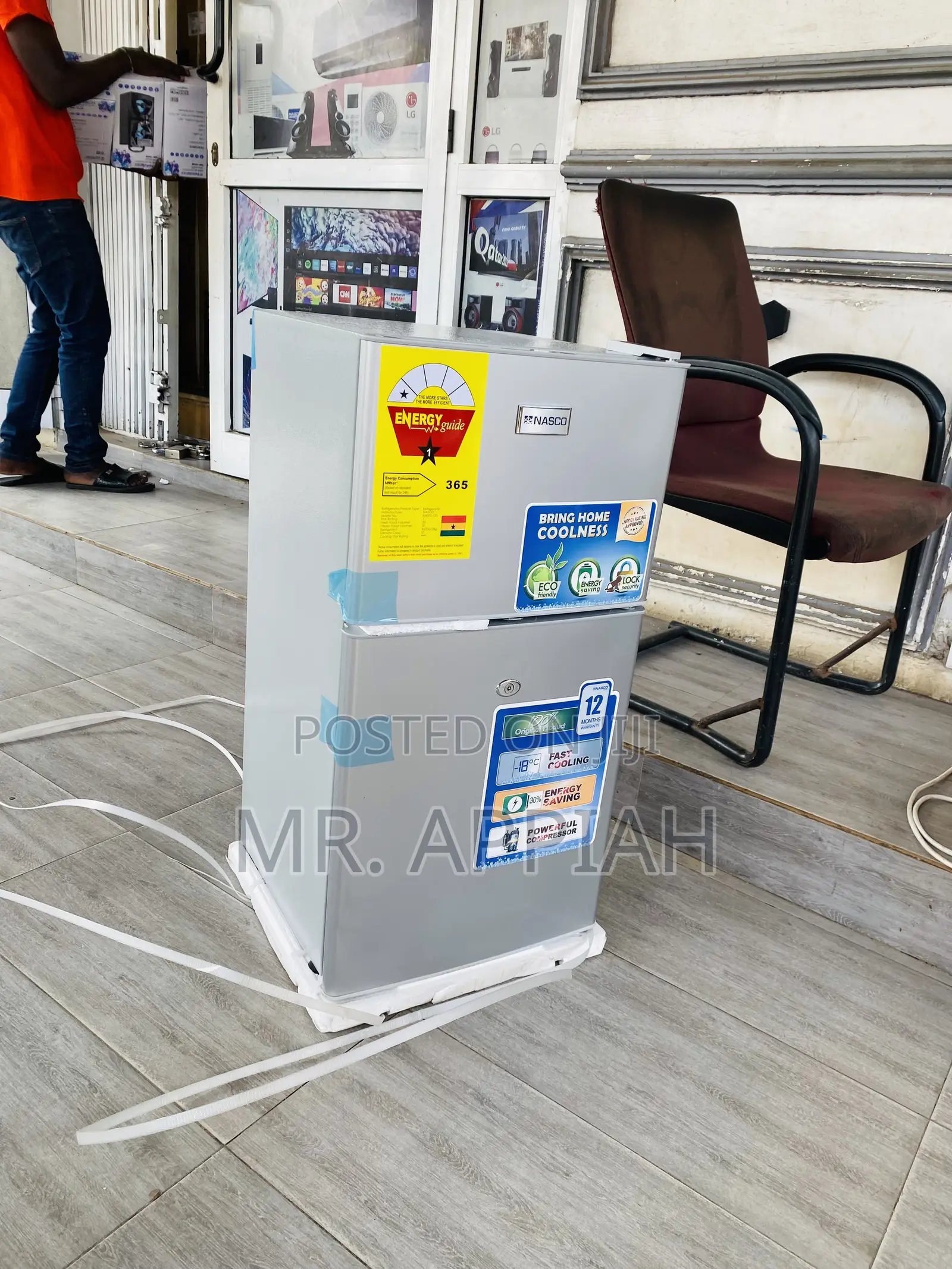 Check Out Nasco Nasf2-120 Top Freezer Table Top Fridge.