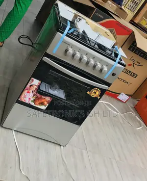 4 Burner Gas Oven/Grill Volcano 50by50 Gray