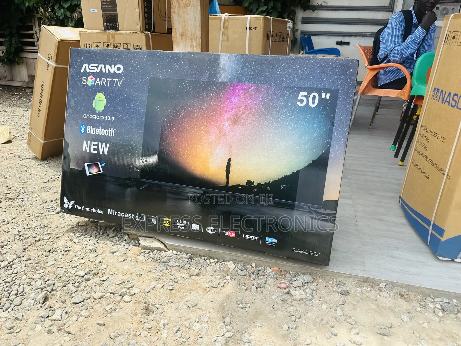 Asano 50” UHD Android Slim Smart