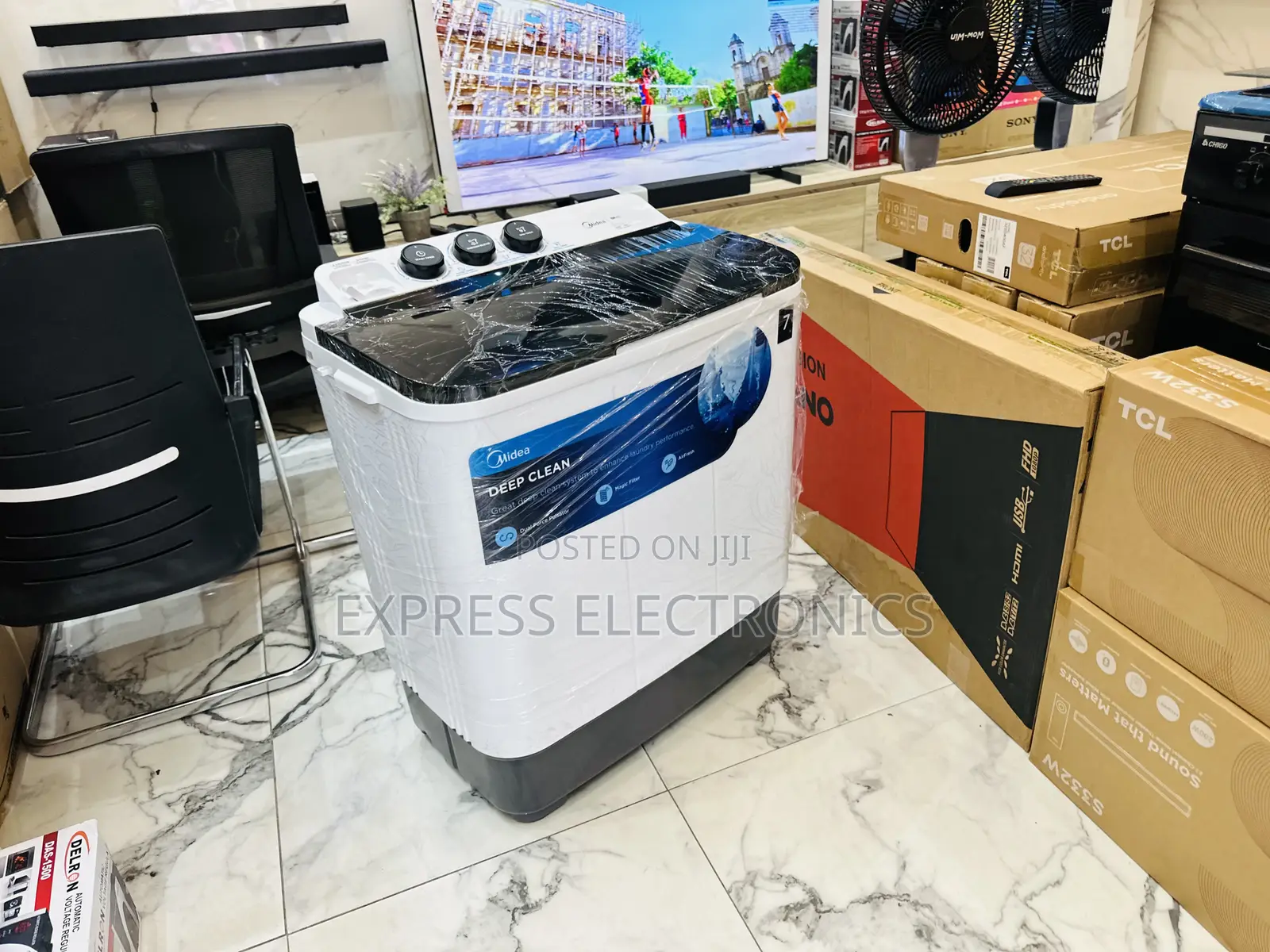 Twin Tub Topload WM MIDEA 7kg —-